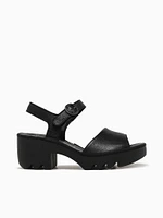 Tull503fly Black Leather
