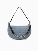 Elton Hobo Crossbody Light Washed Denim