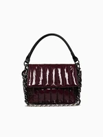 Bar Bag Glossy Deep Burgundy