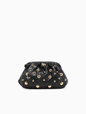 Carey Kisslock Clutch Black