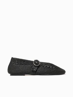 Helene Black Woven