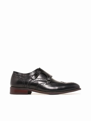 Marcus Black Brushed Calf Leather