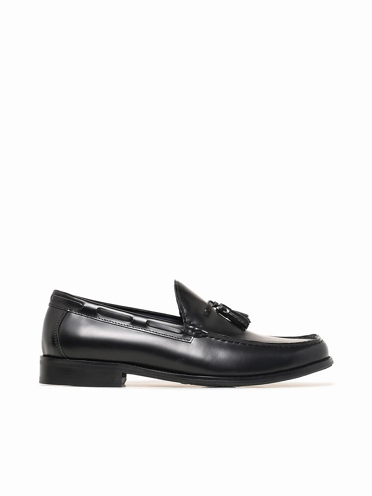 Lucius Black Box Calf Leather