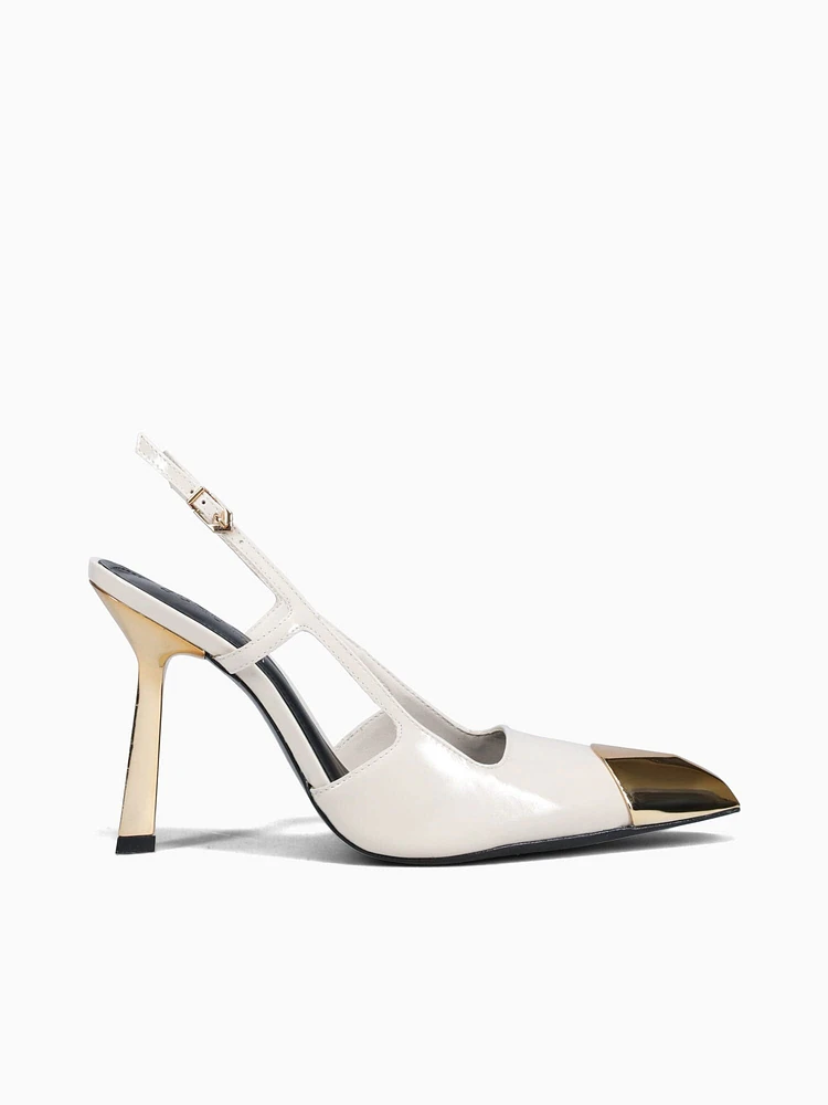 Elia Sugar White Glass Stoned