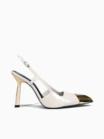 Elia Sugar White Glass Stoned