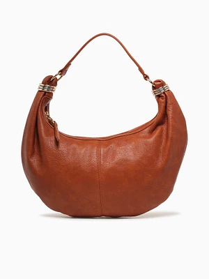 Bella Ring Top Handle Brown