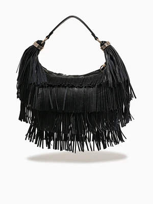 Boho Ring Top Handle Black