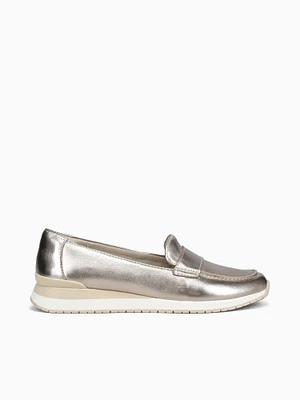 Lucy Warm Silver Leather
