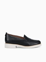 Taylin Black Leather
