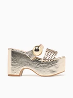Solange Champagne Metallic Cristal