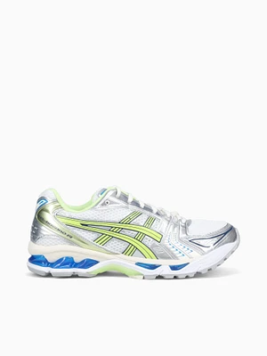 Gelkayano 14 White Lime green leather