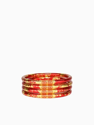 Koi Rouge All Weather Bangles (AWB) - Set of 4