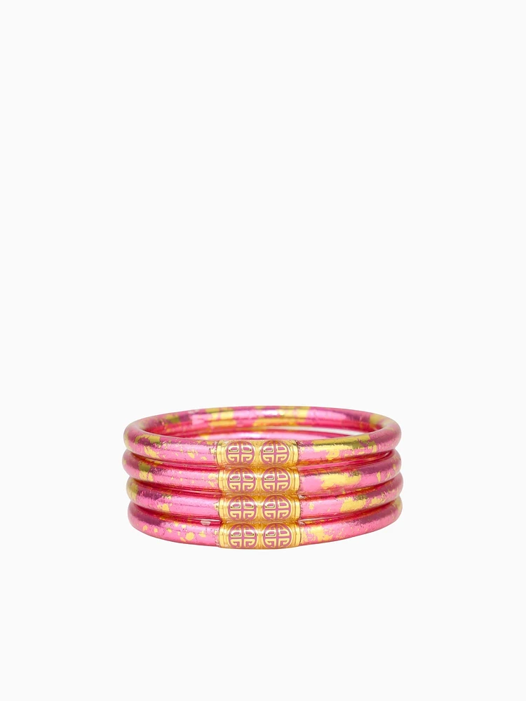 Koi Rose All Weather Bangles (AWB) - Set of 4