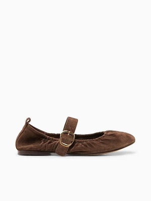 Caely Dk Brown Suede