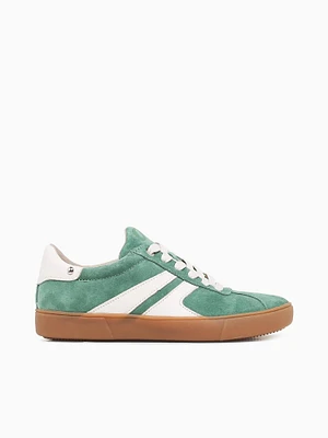 Medina Green White leather