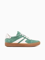 Medina Green White leather
