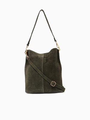 Jocelyn Bucket Shoulder Bag Green