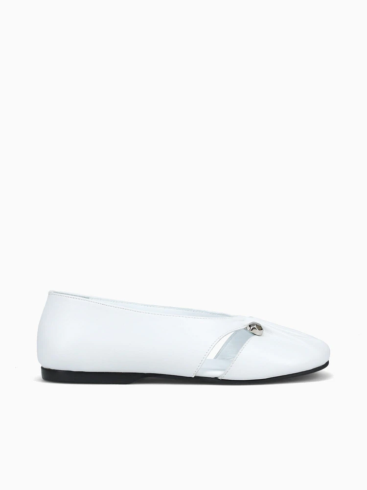 Ravena White Leather