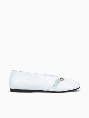 Ravena White Leather