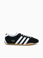 Tokyo W Black White suede