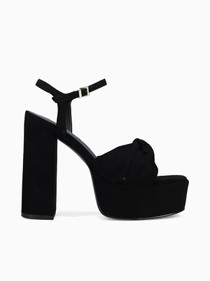 Marez Black Kid Suede