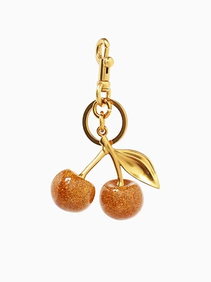 Gold Cherry Charm