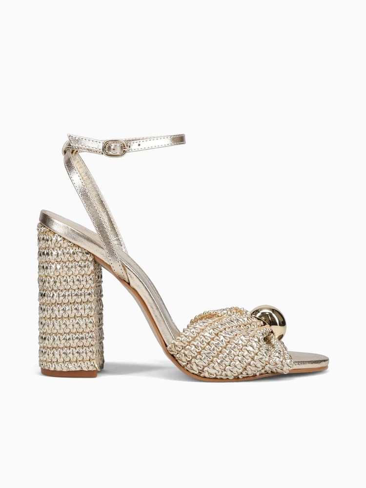 Anjali Gold Raffia
