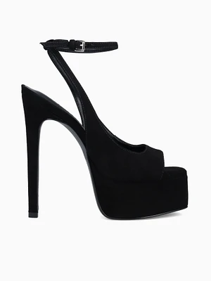 Serena Black Suede