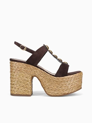 Siany Brown Suede