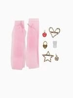 Pink Lace Charm Kit