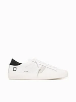 Hill Low White  black leather