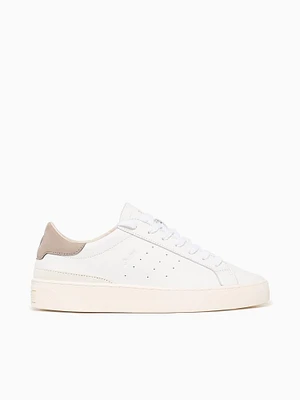 Sonica White Grey leather