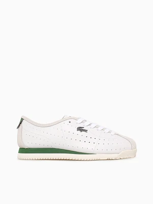 Club Low Wht Dk grn leather