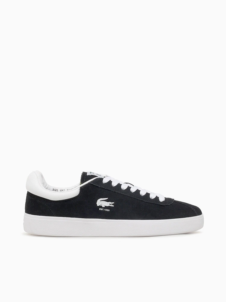 Baseshot Blk Wht suede