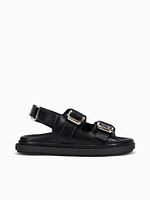 Harper Black Leather