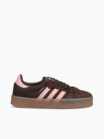 Sambae W Brown Pink suede