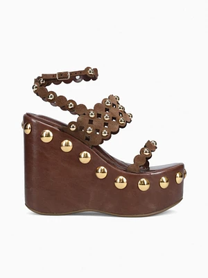 Amara Brown Suede Leather