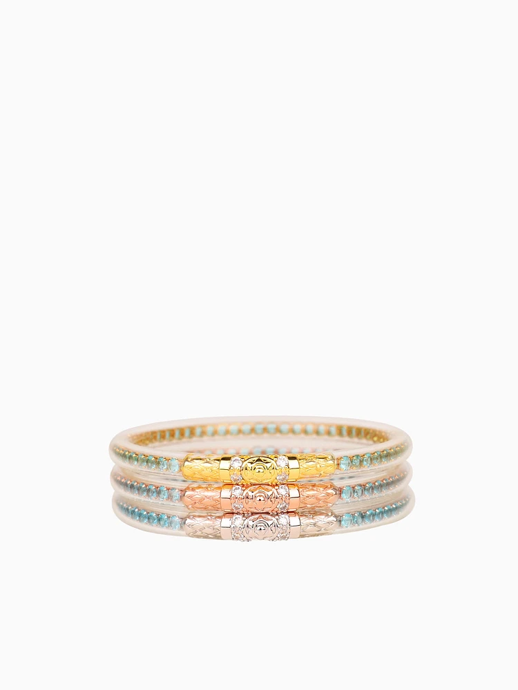 Three Queens All Weather Bangles (AWB) - Aqua