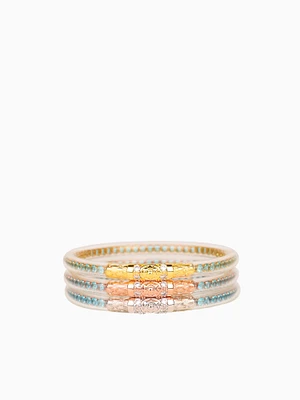 Three Queens All Weather Bangles (AWB) - Aqua