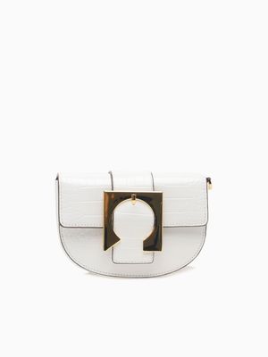 Cx848 Calista Flap Bag White