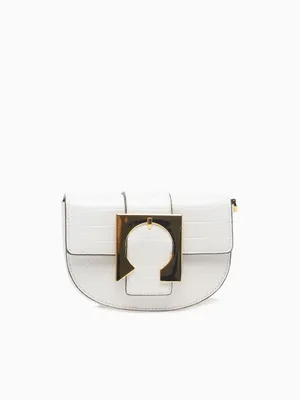 Cx848 Calista Flap Bag White