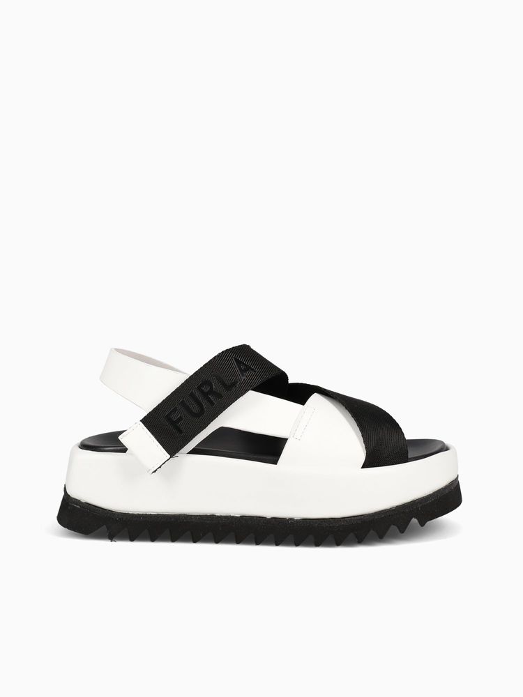 Real Fubset Sandal Talco Nero vitello