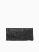 Asymmetrical Clutch Black