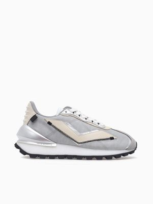 Qwark Spur 2 Woman Grey Silver suede Met