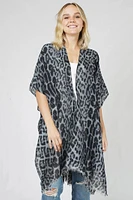 Leopard Print Kimono