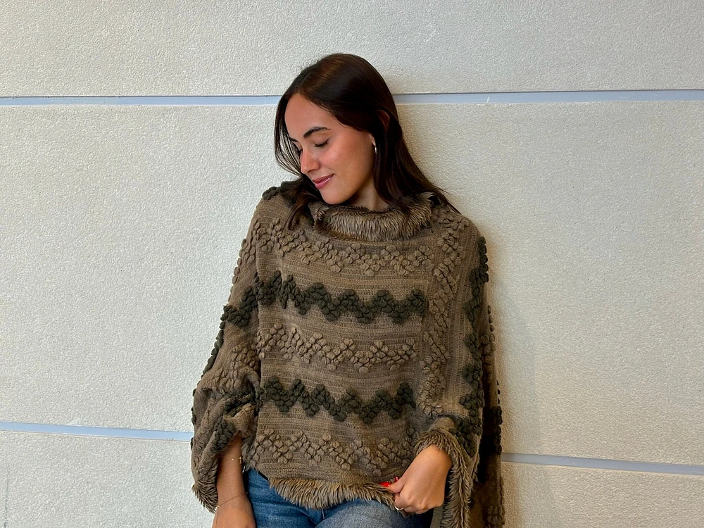 Zigzag Poncho