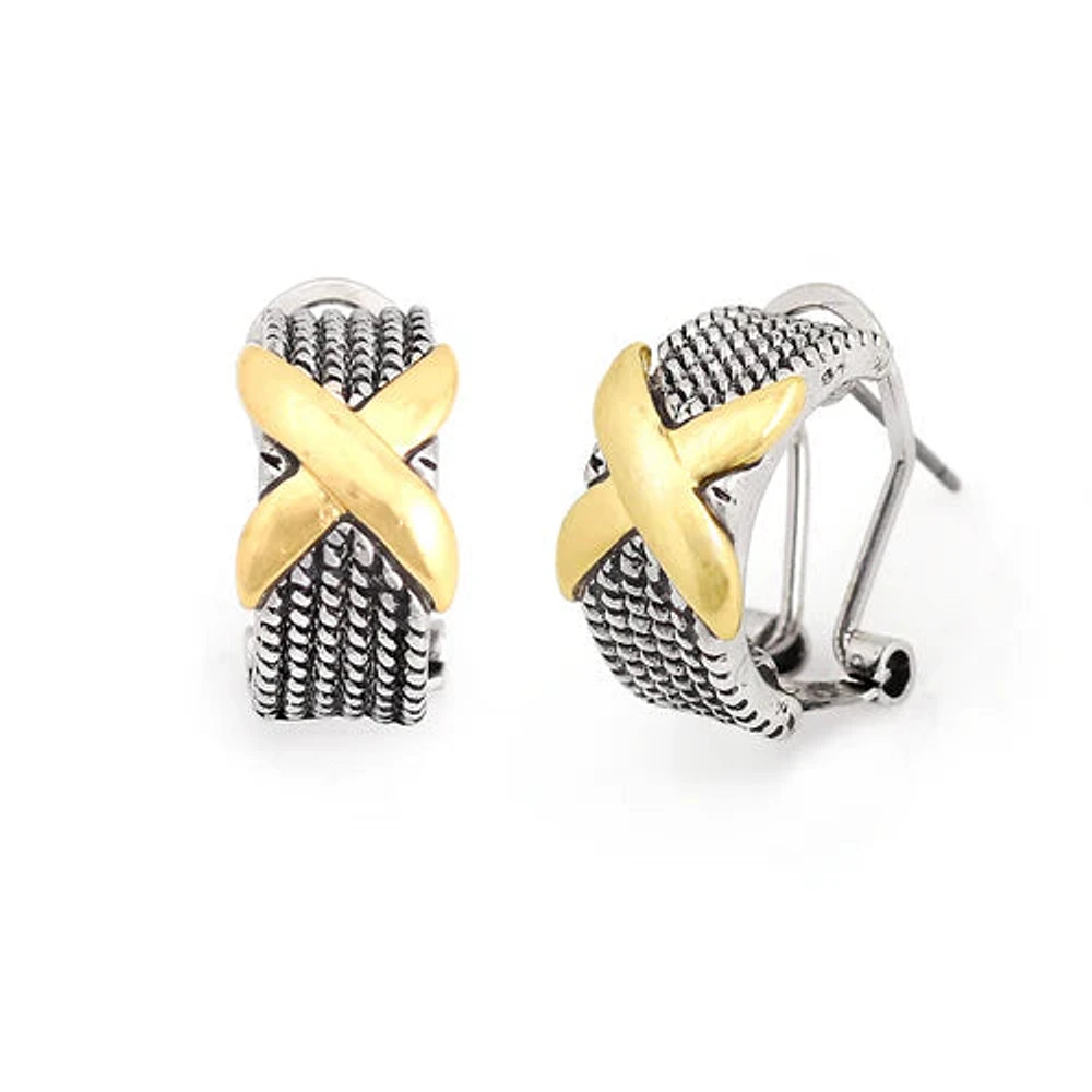 Double X Earrings