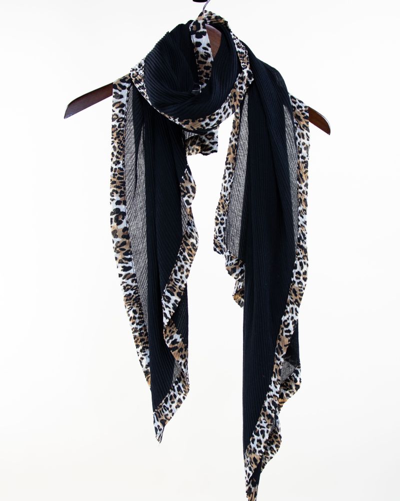 Ribbed Thin AP Scarf