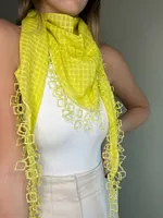 Geo Fringe Scarf