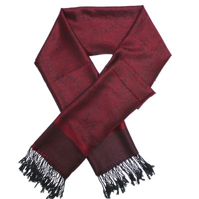 Jacquard Burgundy